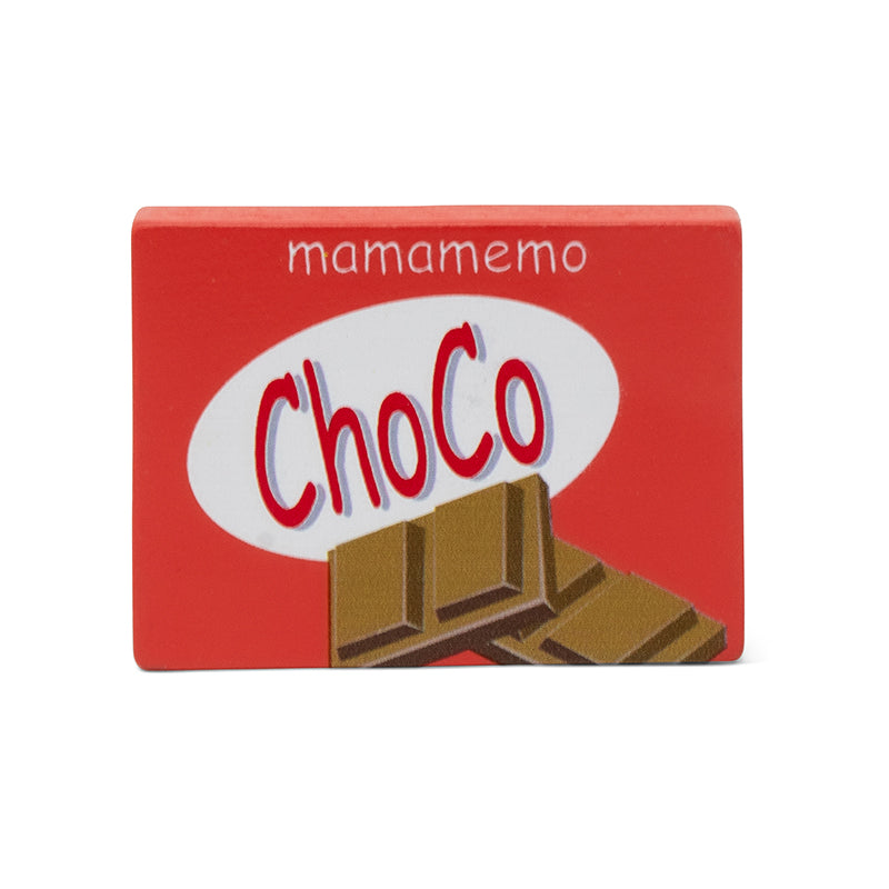 Mamamemo leksaksmat i trä, Chokladbar