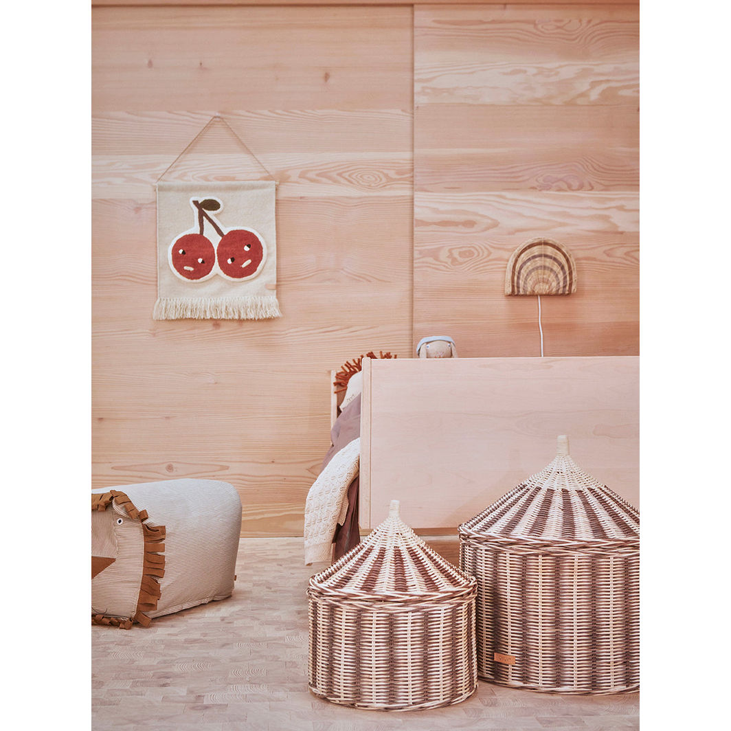 OYOY Korgset, Cirkus, set med 2 storlekar – Nutmeg