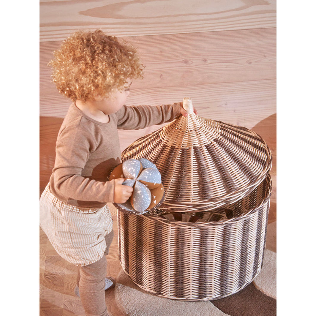 OYOY Korgset, Cirkus, set med 2 storlekar – Nutmeg