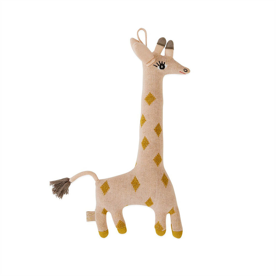 OYOY Mjukisdjur, Baby Guggi Giraff - Rosa/Amber
