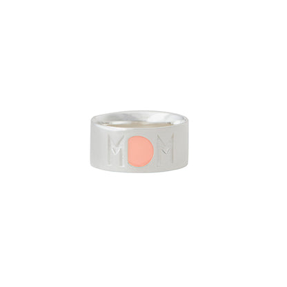 Design Letters Mom ring, silver - Nude - strl. 50-56