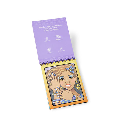 Water-wow, måla med vatten, återanvändbara motiv - make-up &amp; manikyr