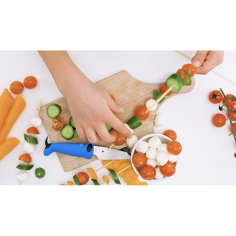 Kinderkitchen barnkockknivset, 2 delar - grön/blå