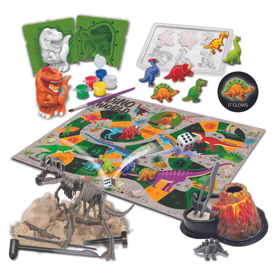 4M Ångdrivet för barn, Dinosauriernas värld