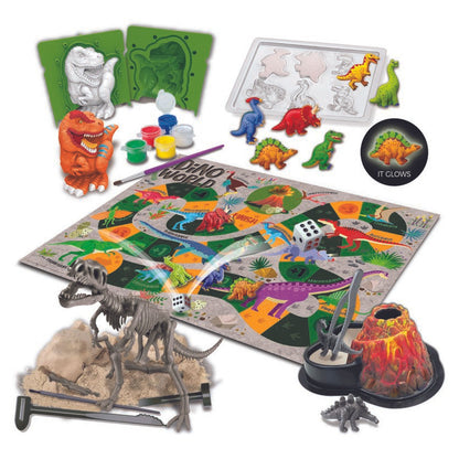 4M Ångdrivet för barn, Dinosauriernas värld