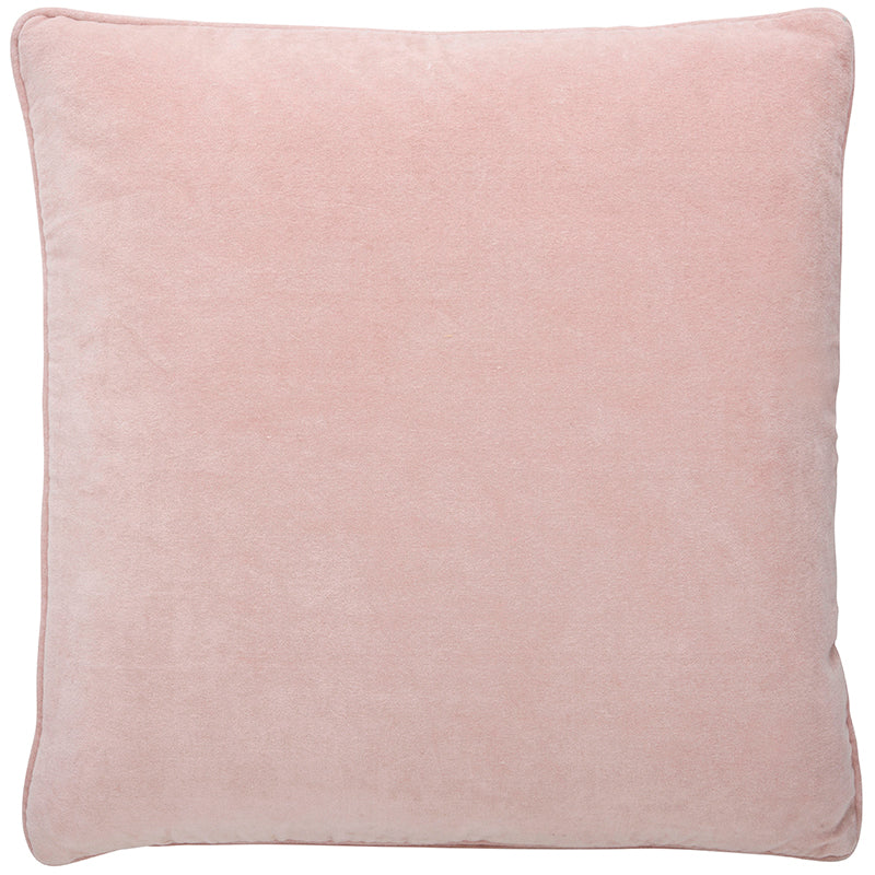 Bungalow pudebetræk i velour, 50 x 50 cm - Nude