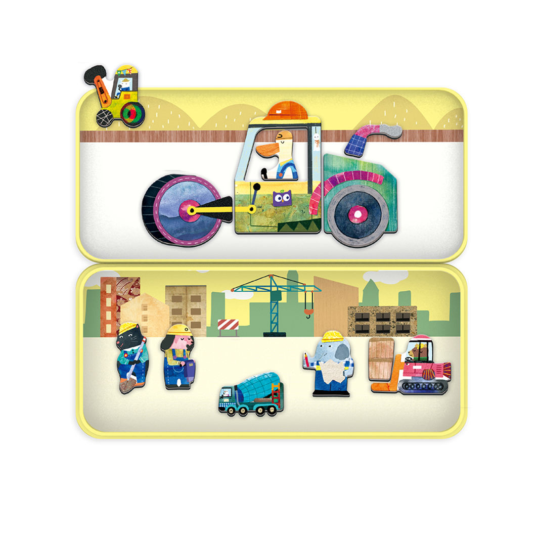 mierEdu Magnetiskt reseset, Byggarbetsplats