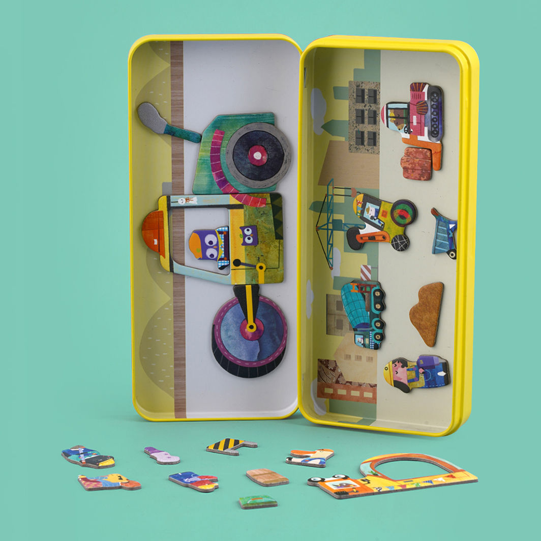 mierEdu Magnetiskt reseset, Byggarbetsplats