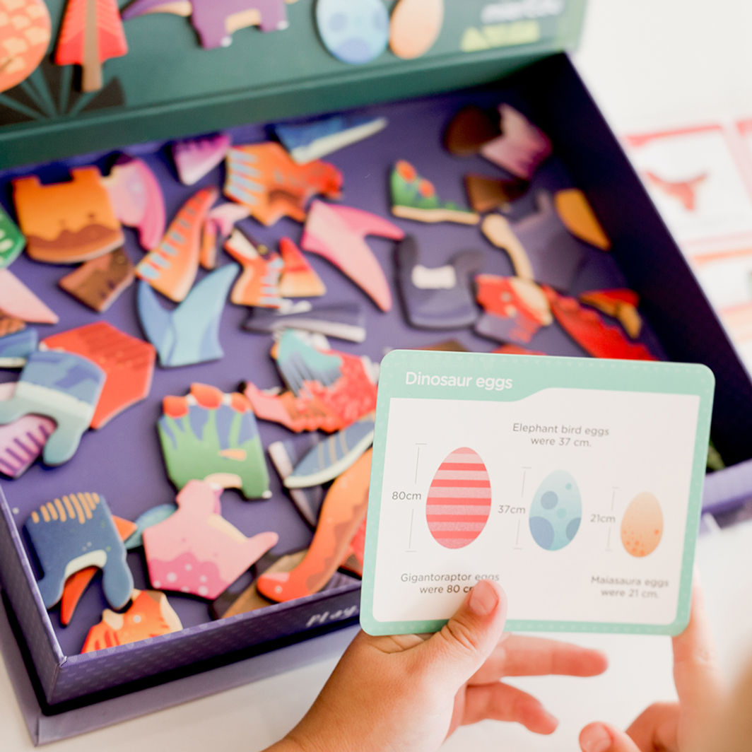 mierEdu, Magnetisk lekset - Dinosaurier