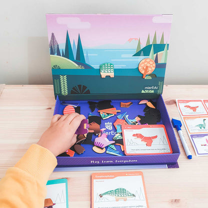 mierEdu, Magnetisk lekset - Dinosaurier