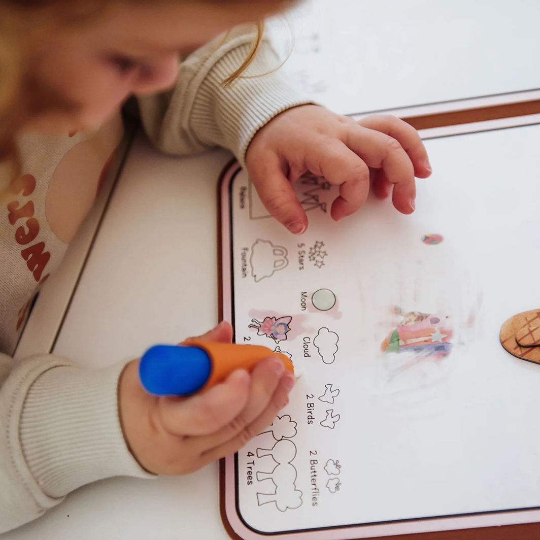 mierEdu, Målarbok med vattenfärg – Prinsessa