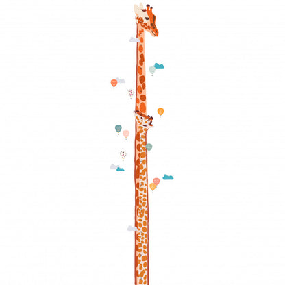 Mimi Lou väggdekal, höjdmätare - Safari med svensk text