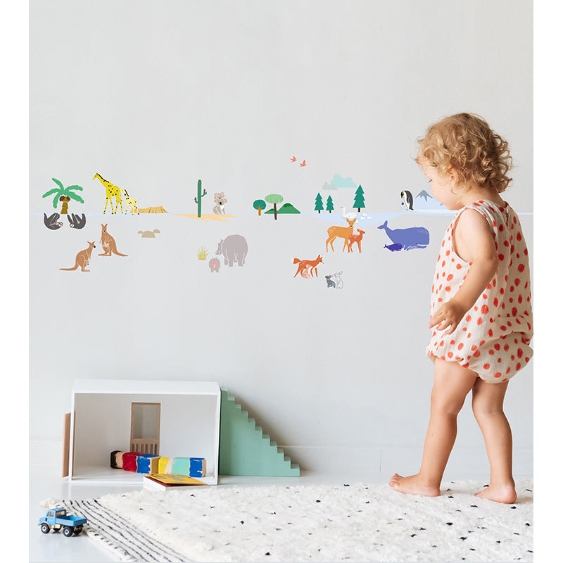 Mimi Lou väggdekor bård, Runt om i världen