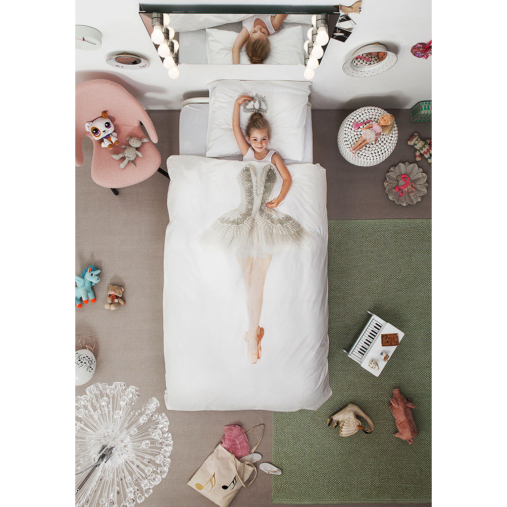 Snurk vuxenpåslakan, ekologiskt – Ballerina