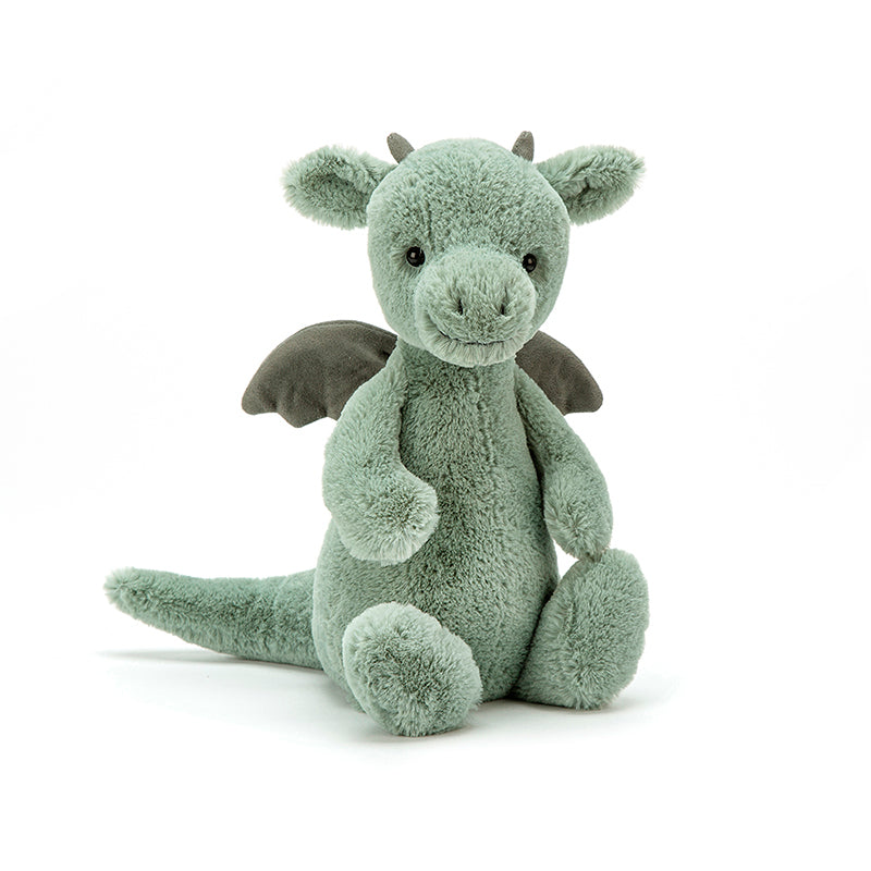 Jellycat bamse, Bashful drage - 31 cm