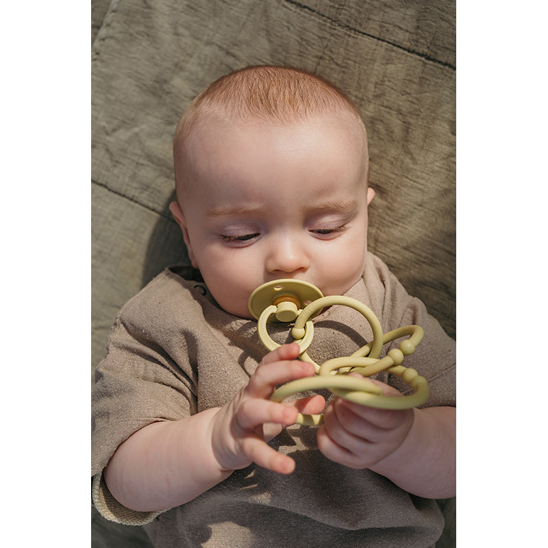 Bibs Loops, 12 st. multi rings - Blush/Woodchuck/Ivory