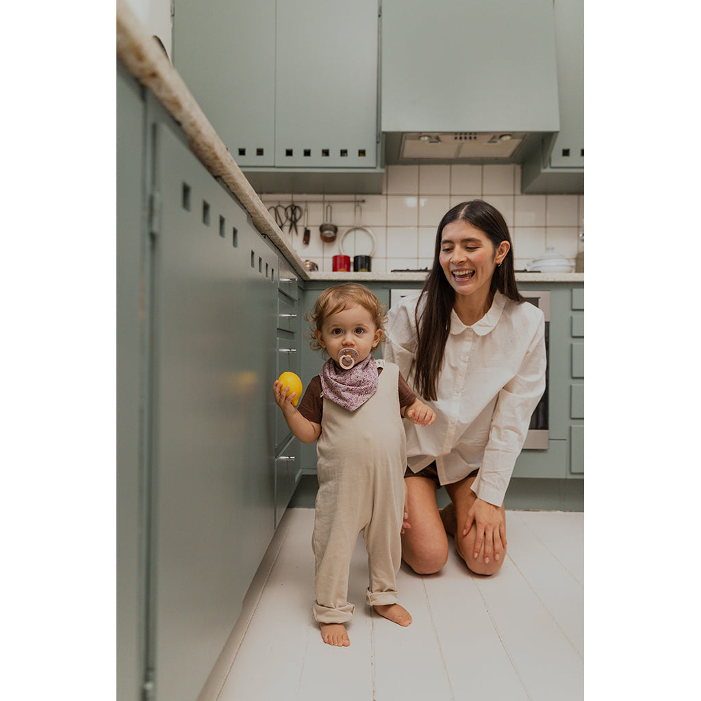 Bibs Liberty nappkedja, Eloise Blush