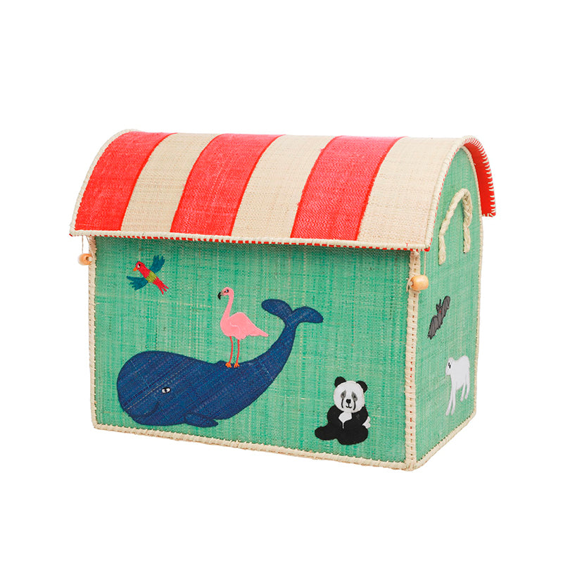 Rice kurvhuset för förvaring, Djur