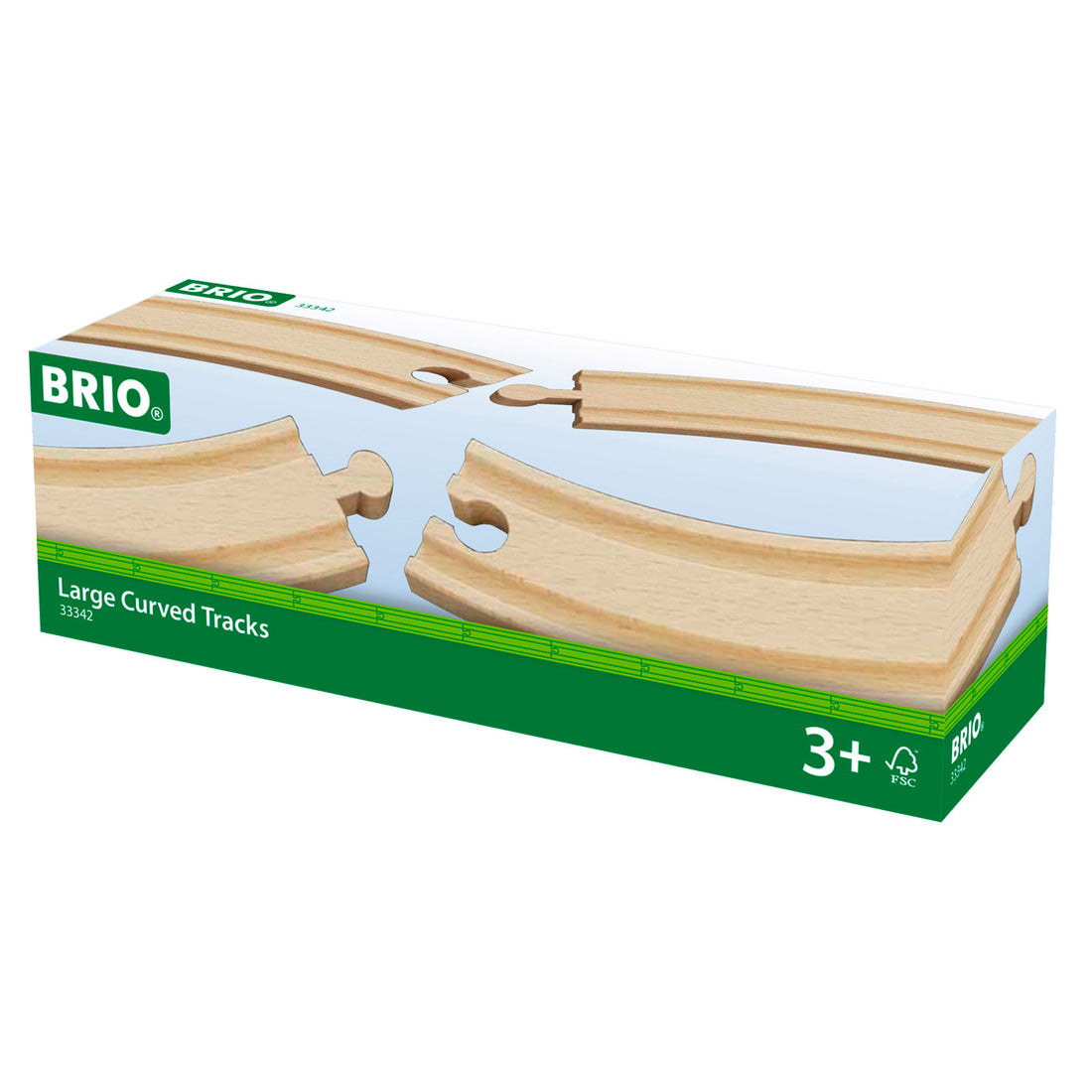 Brio Bågformade räls, långa
