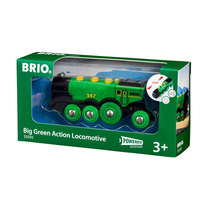 Brio Stor grön lokomotiv, batteridriven