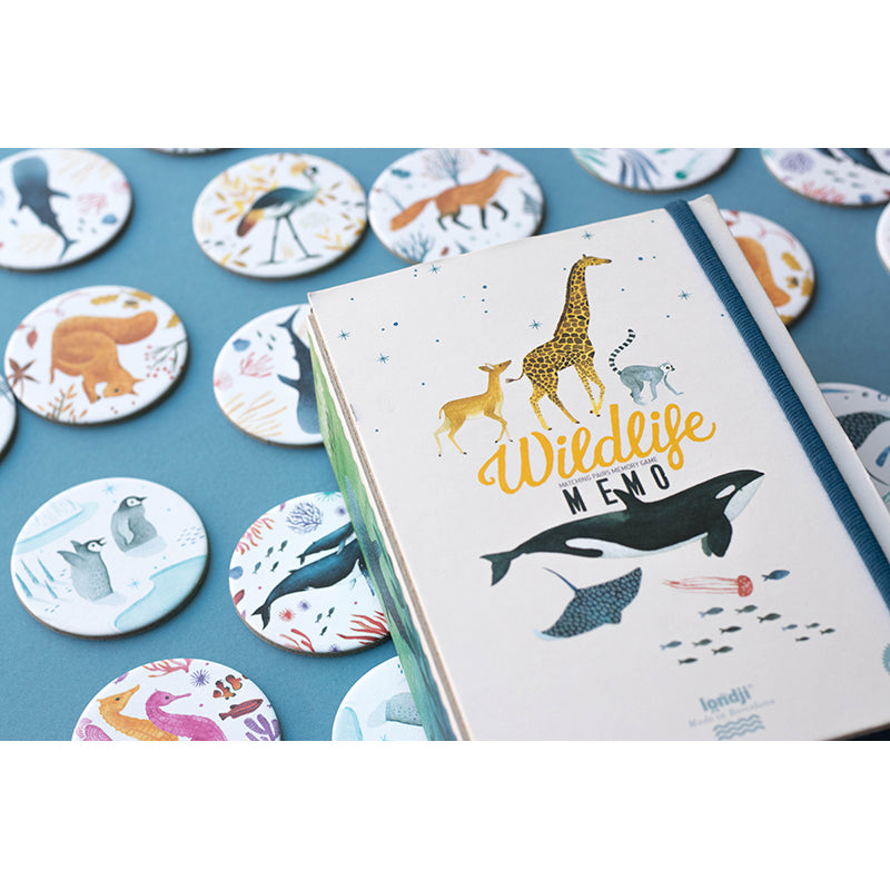 Londji memoryspel, Wildlife – 32 bitar