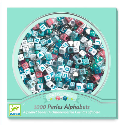 Djeco Pärlor, Alfabet, Silver