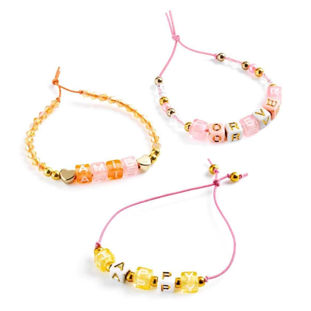 Djeco Pärlor, Alfabet, Guld