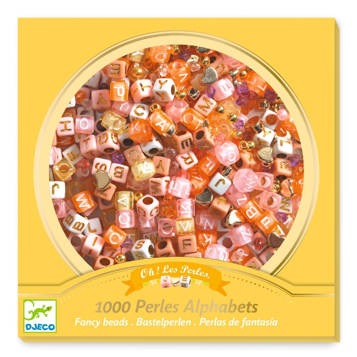 Djeco Pärlor, Alfabet, Guld