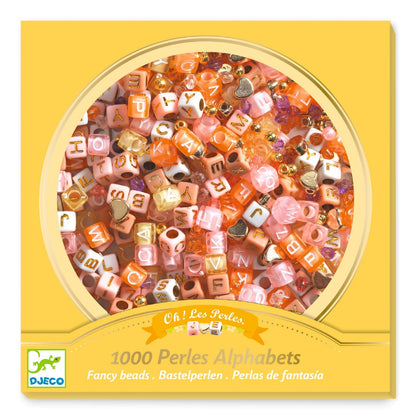 Djeco Pärlor, Alfabet, Guld