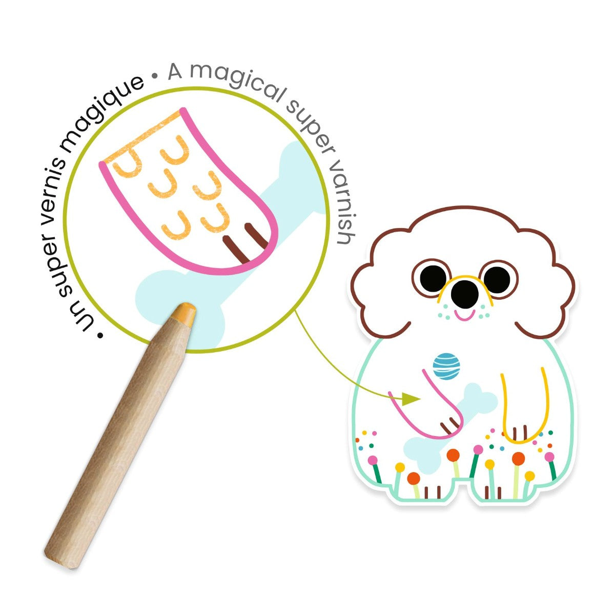 Djeco målarbok, Husdjur