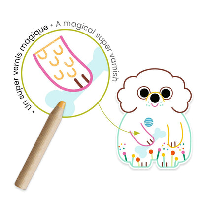 Djeco målarbok, Husdjur