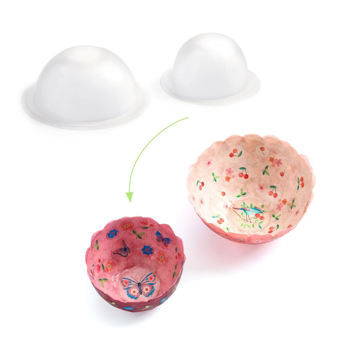 Djeco DIY - Papirskåle, Sommerfugle DJ07982