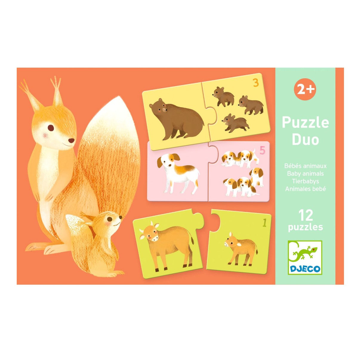 Djeco Lærespil, Babydyr DJ08197