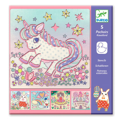 Djeco tegneskabeloner, Kawailand