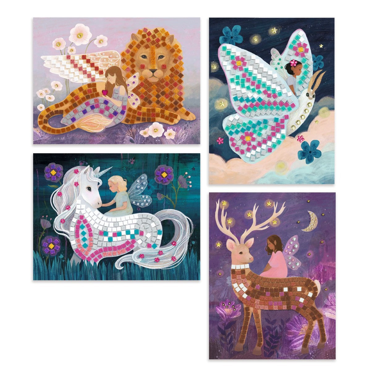 Djeco kreativ mosaik, Den förtrollade världen