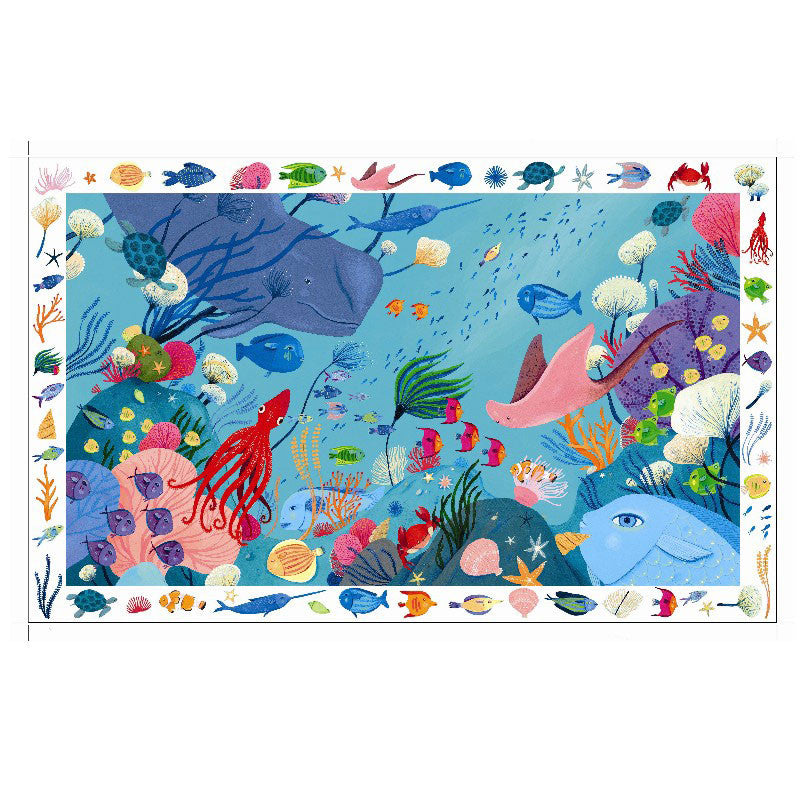 Djeco puslespil, Under havet - 54 brikker