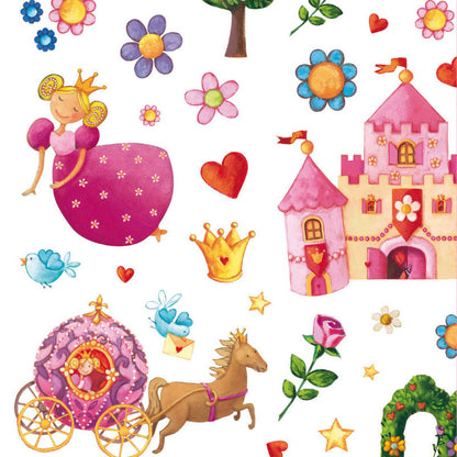 Djeco klistermærker, Prinsesse