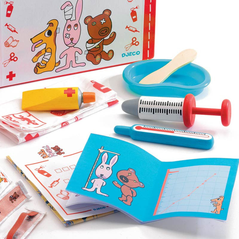 Djeco lægekuffert med tilbehør