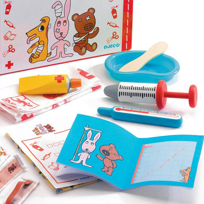 Djeco lægekuffert med tilbehør