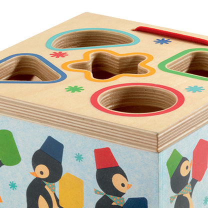 Djeco puttekasse i træ, Pingvin