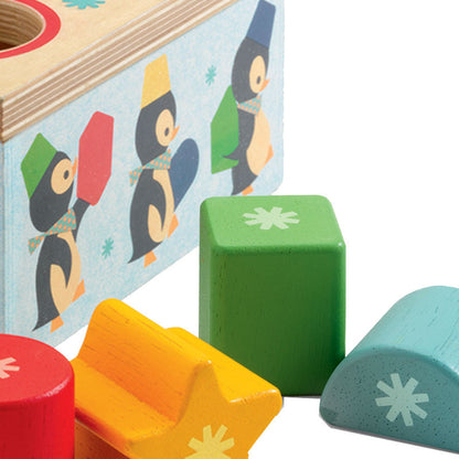 Djeco puttekasse i træ, Pingvin