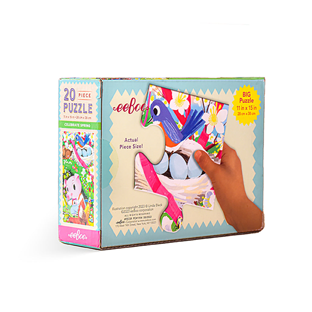 Eeboo Pussel, Vår - 20 bitar