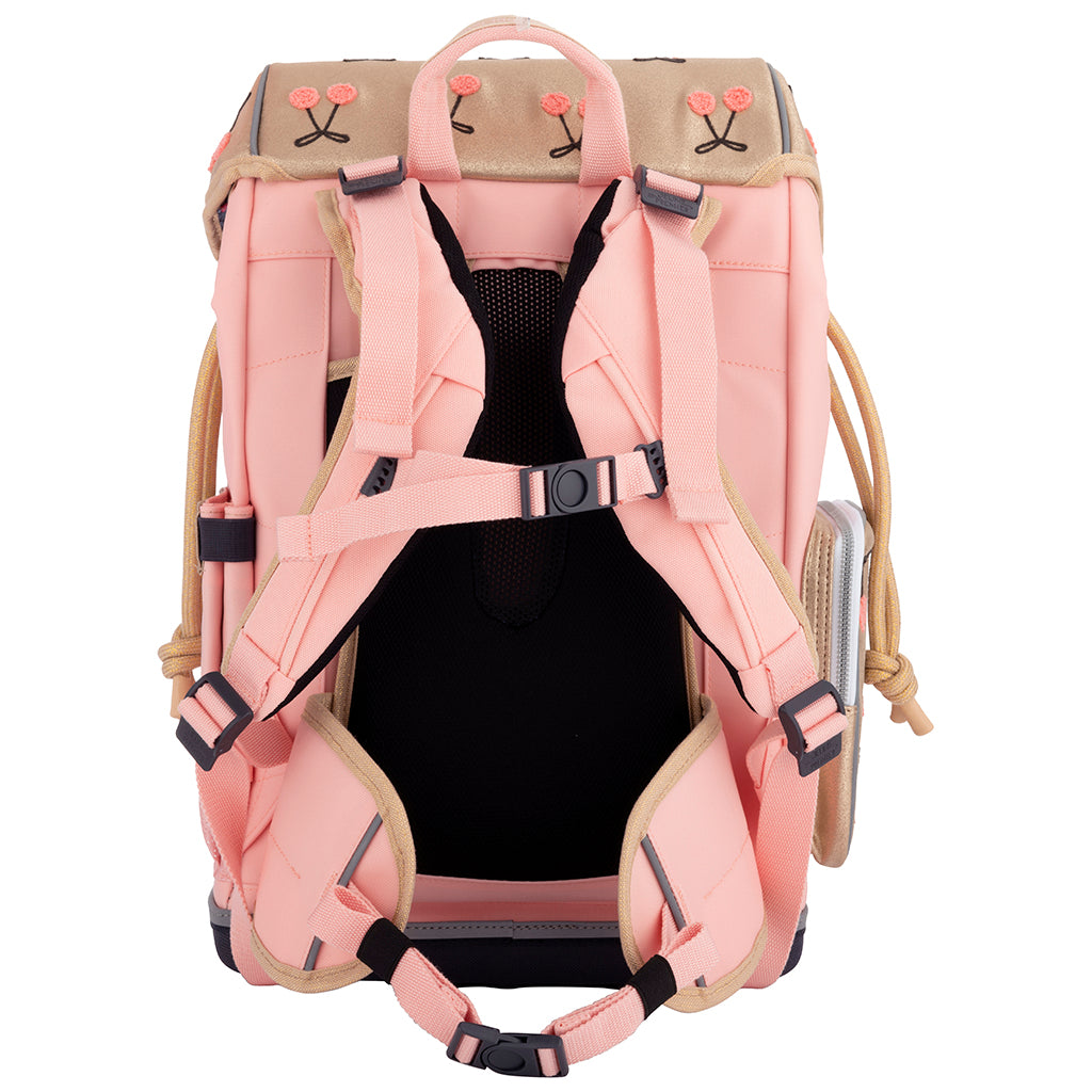 Jeune Premier Ergonomisk ryggsäck, Cherry Pompon – För barn 6–10 år