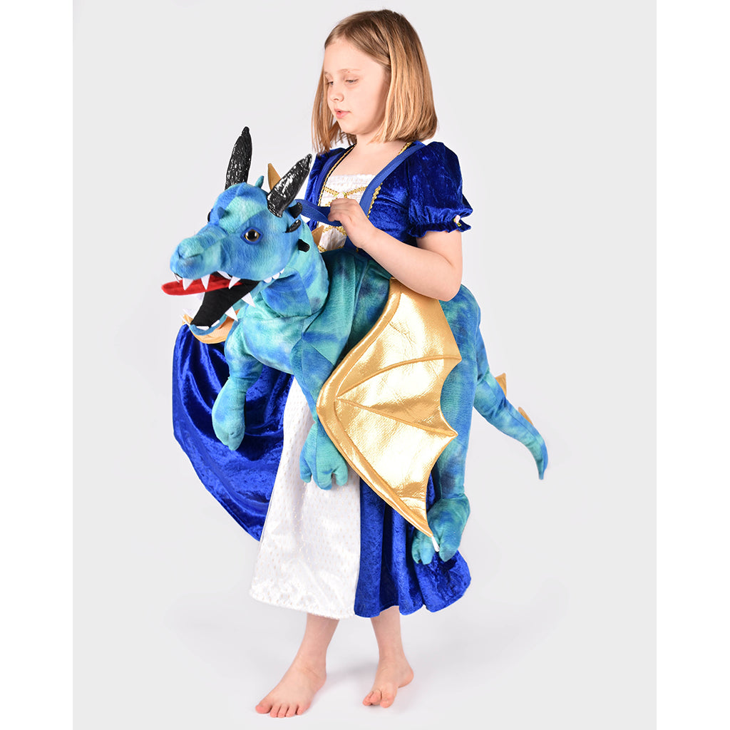 Den goda Fen djurkostym, Ride-on drake - 3-8 år