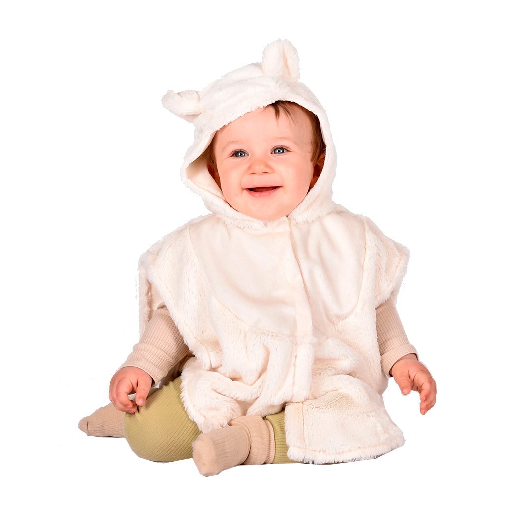 Den goda Fen dyrekostume, Isbjørn kappe - str. 1-4 år