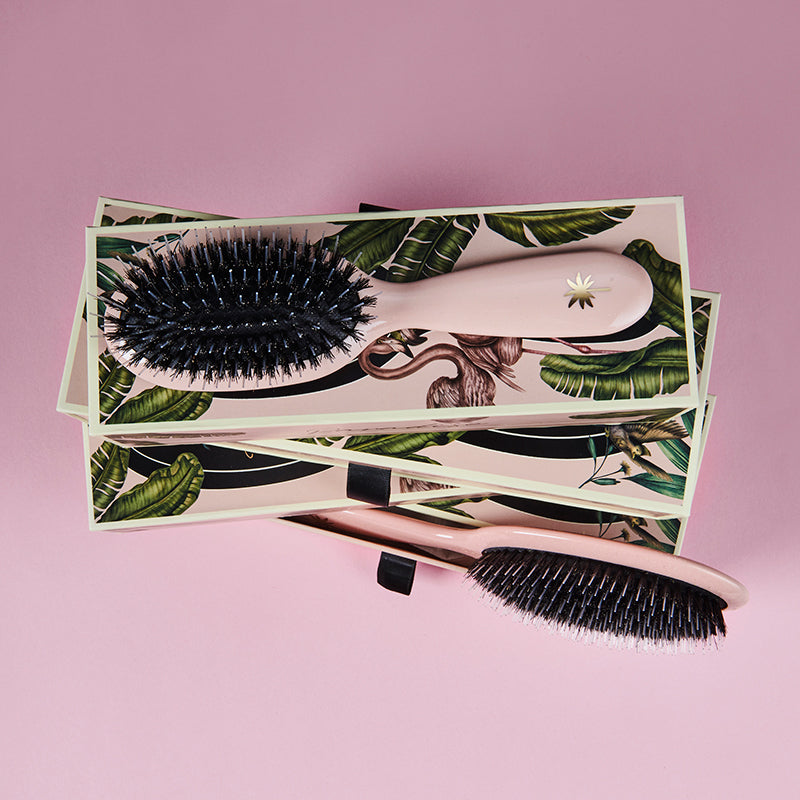 Fan Palm hårborste, Blush - Medium