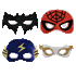 Den goda fen superhelt maske, 4 assorterede varianter