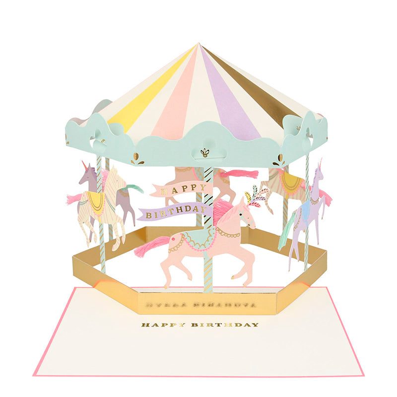 Meri Meri kort, Pop-up carousel