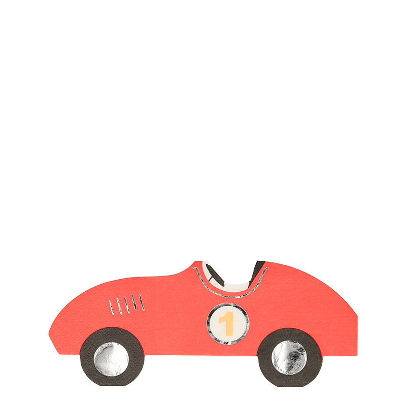 Meri Meri servietter, Race car - 16 stk