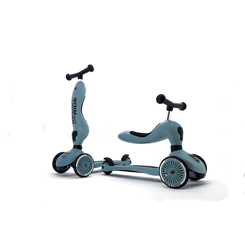 Scoot and Ride Highway Kick 1, sparkcykel – Steel